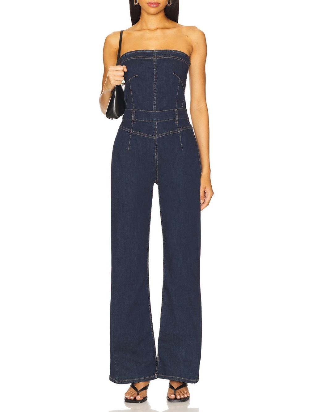 Free People We The Free Beckett Jumpsuit In Midnight